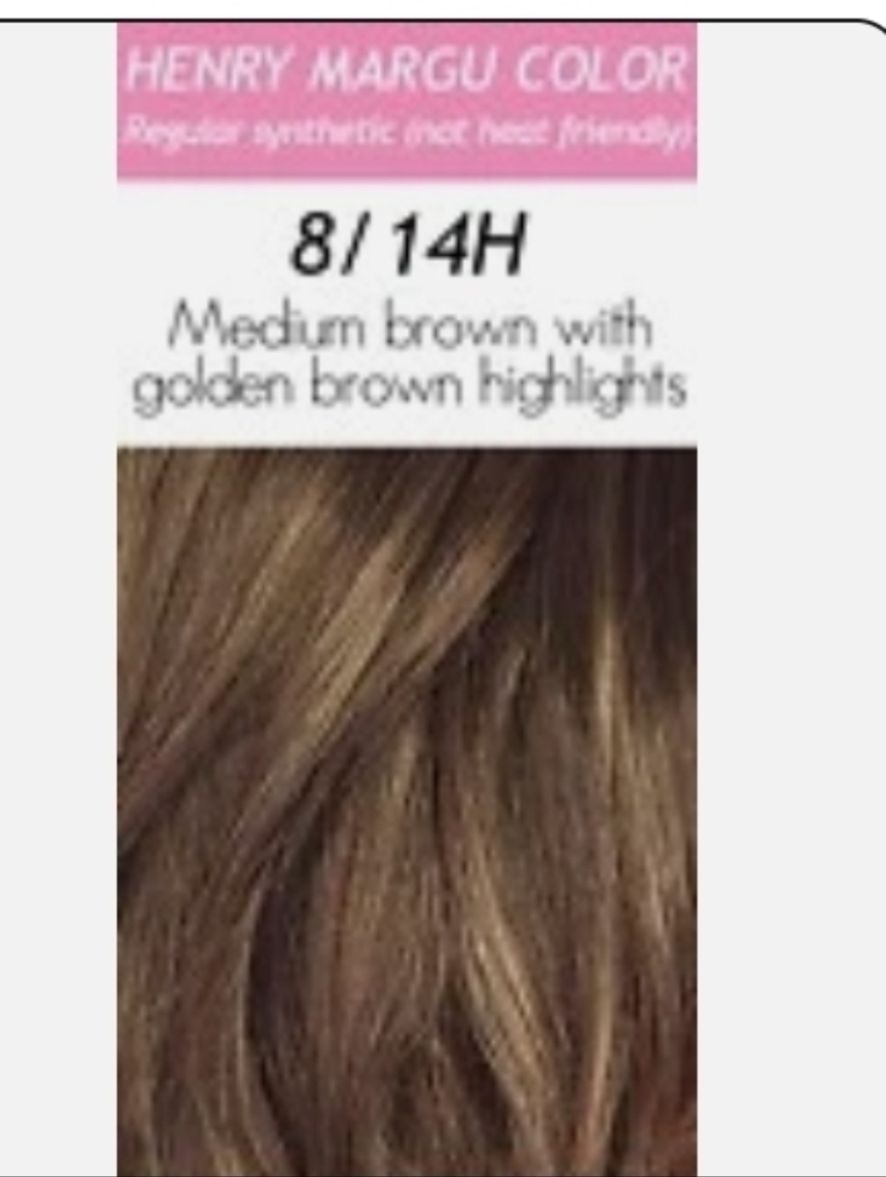 TWO, yes 2! Henry Margu Wigs. Style 2510 Mariah. Colors 8/14H & 27 AH. NWT - Picture 12 of 15